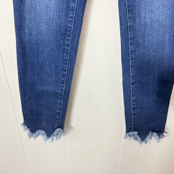 William Rast Jeans Womens High-Rise Ankle Skinny Junior Dark Wash Size 27 EUC - Picture 2 of 8